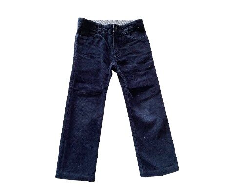 Petit bateau, κοτλέ, μπλέ, για 4 ετών