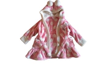 fleece μπουρνούζι ροζ Disney
