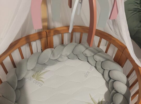 Κούνια μωρού Ingvart Smart Bed 9 in 1 φυσικό ξύλο