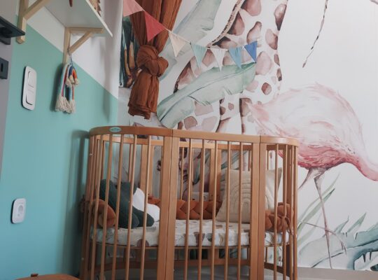 Κούνια μωρού Ingvart Smart Bed 9 in 1 φυσικό ξύλο