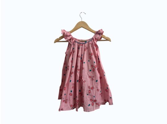 Pink cotton dress 6 years old