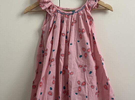 Pink cotton dress 6 years old