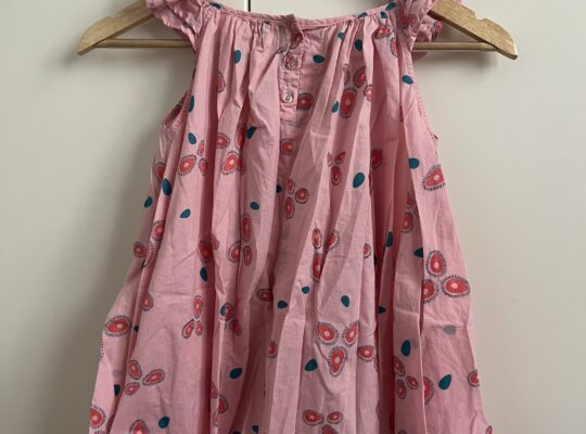 Pink cotton dress 6 years old