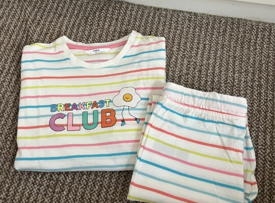 Pyjama set cotton m&s 8-9 years old