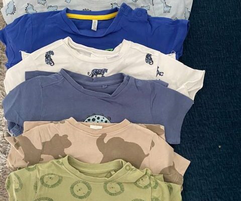 Κοντομάνικα μπλουζάκια για αγόρι 1-2 ετών