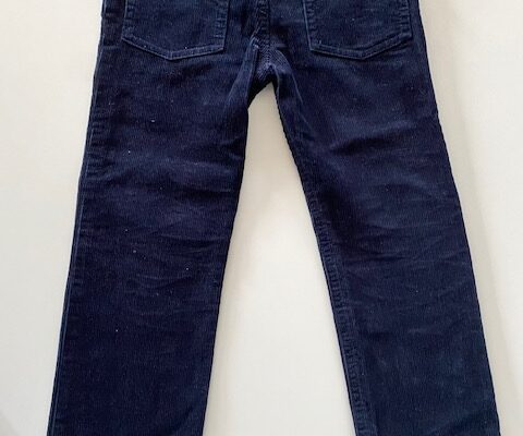 Petit bateau, κοτλέ, μπλέ, για 4 ετών