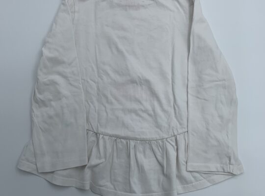 Mothercare μπλούζα λευκή με σχέδιο 7-8 ετών