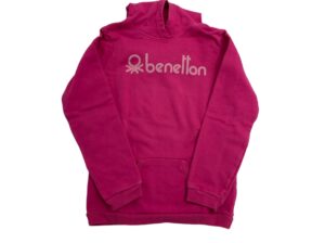 Benetton φούξια φούτερ με κουκούλα 8-9 ετών