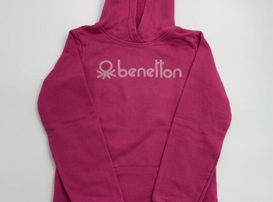 Benetton φούξια φούτερ με κουκούλα 8-9 ετών
