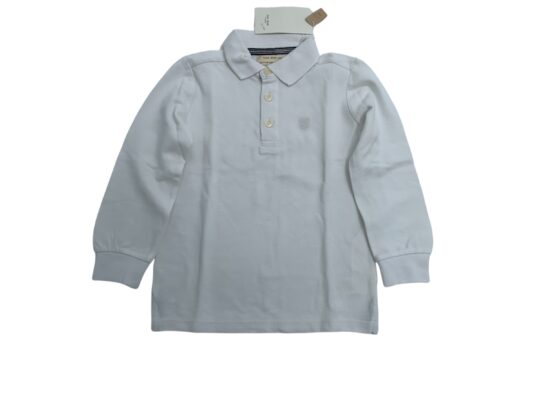 Zara λευκό polo μακρυμάνικο 5 ετών