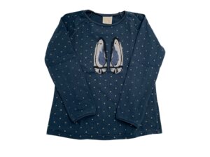 Zara μπλε μπλούζα με σχέδιο 6 ετών