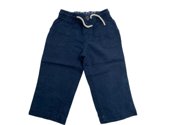 H&M μπλε σκούρο παντελόνι 12-18 μηνών