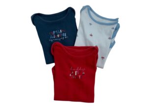 Mothercare κορμάκια μπλε/κόκκινο/λευκό 9-12 μηνών
