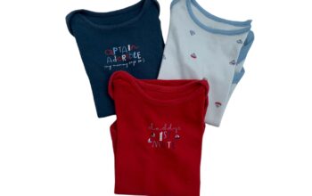 Mothercare κορμάκια μπλε/κόκκινο/λευκό 9-12 μηνών