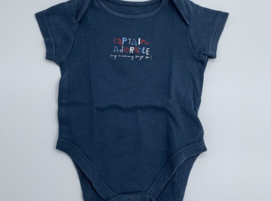Mothercare κορμάκια μπλε/κόκκινο/λευκό 9-12 μηνών