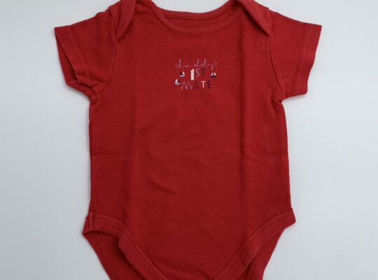 Mothercare κορμάκια μπλε/κόκκινο/λευκό 9-12 μηνών
