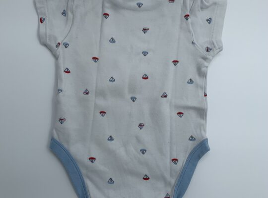 Mothercare κορμάκια μπλε/κόκκινο/λευκό 9-12 μηνών