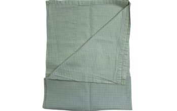 Mothercare καρό πράσινο/λευκό σεντόνια για κούνια