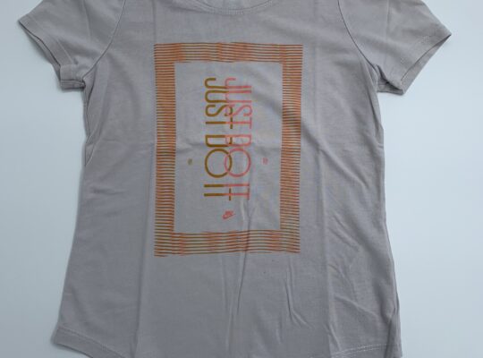 Nike T-shirt λευκό/πορτοκαλί 8-10 ετών