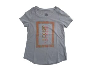 Nike T-shirt λευκό/πορτοκαλί 8-10 ετών