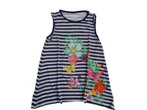 Mothercare αμάνικη ριγέ μπλούζα 7-8 ετών