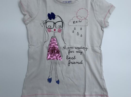 Mothercare λευκό T-shirt με κορίτσι 8 ετών