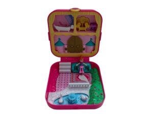 Polly Pocket θήκη με φιόγκο “Το παλάτι της Polly”