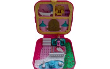 Polly Pocket θήκη με φιόγκο “Το παλάτι της Polly”
