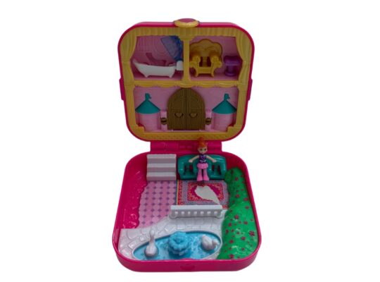 Polly Pocket θήκη με φιόγκο “Το παλάτι της Polly”