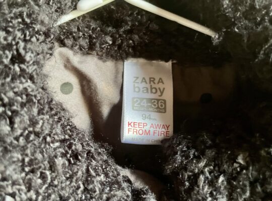Παλτό μπουκλέ Zara Baby 3-4 ετών
