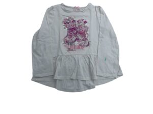 Mothercare μπλούζα λευκή με σχέδιο 7-8 ετών