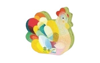 Djeco παζλ σε σχηματικό κουτί κοτούλα