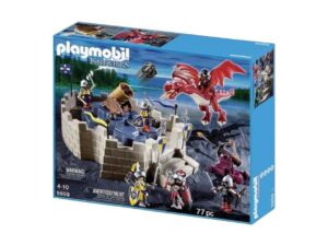 Playmobil κάστρο με ιππότες και δράκους