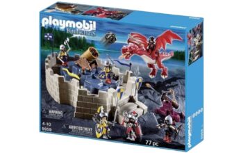 Playmobil κάστρο με ιππότες και δράκους
