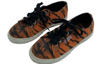 Superga πορτοκαλί τιγρέ Νo 31