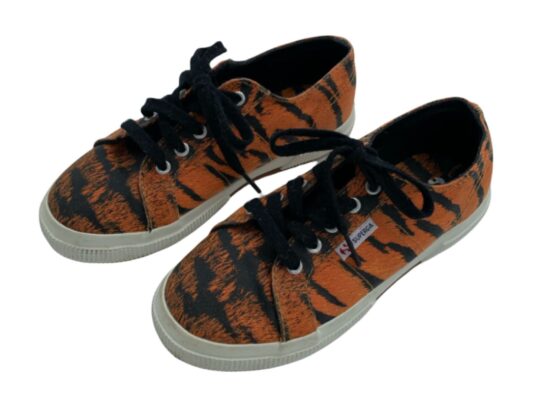 Superga πορτοκαλί τιγρέ Νo 31