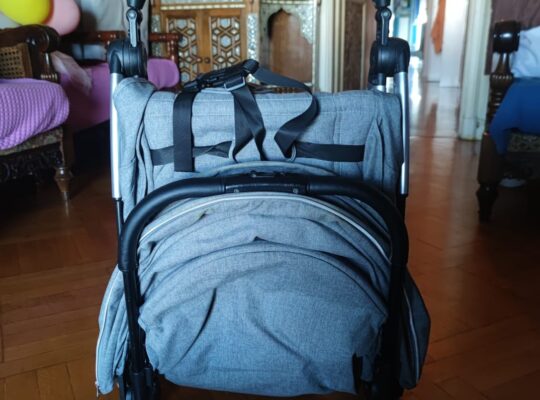 Peg Perego Ypsi Καρότσι Γκρι με πορτ μπεμπέ