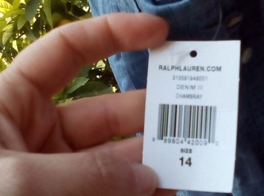 Ralph Lauren τζην φόρεμα 14 ετών