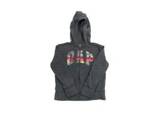 Gap φούτερ με κουκούλα γκρι 6-7 ετών