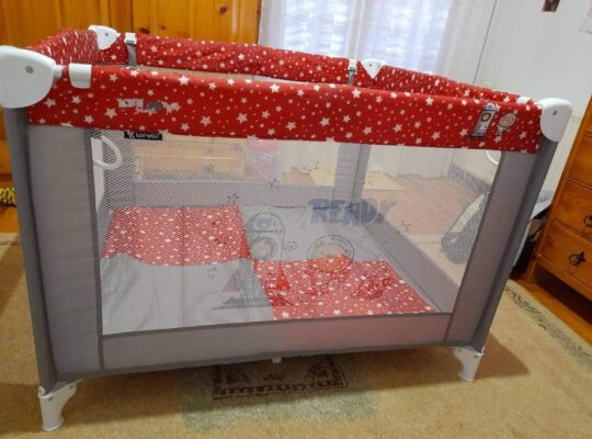 Παρκοκρέβατο με έξτρα καινούριο στρωματάκι